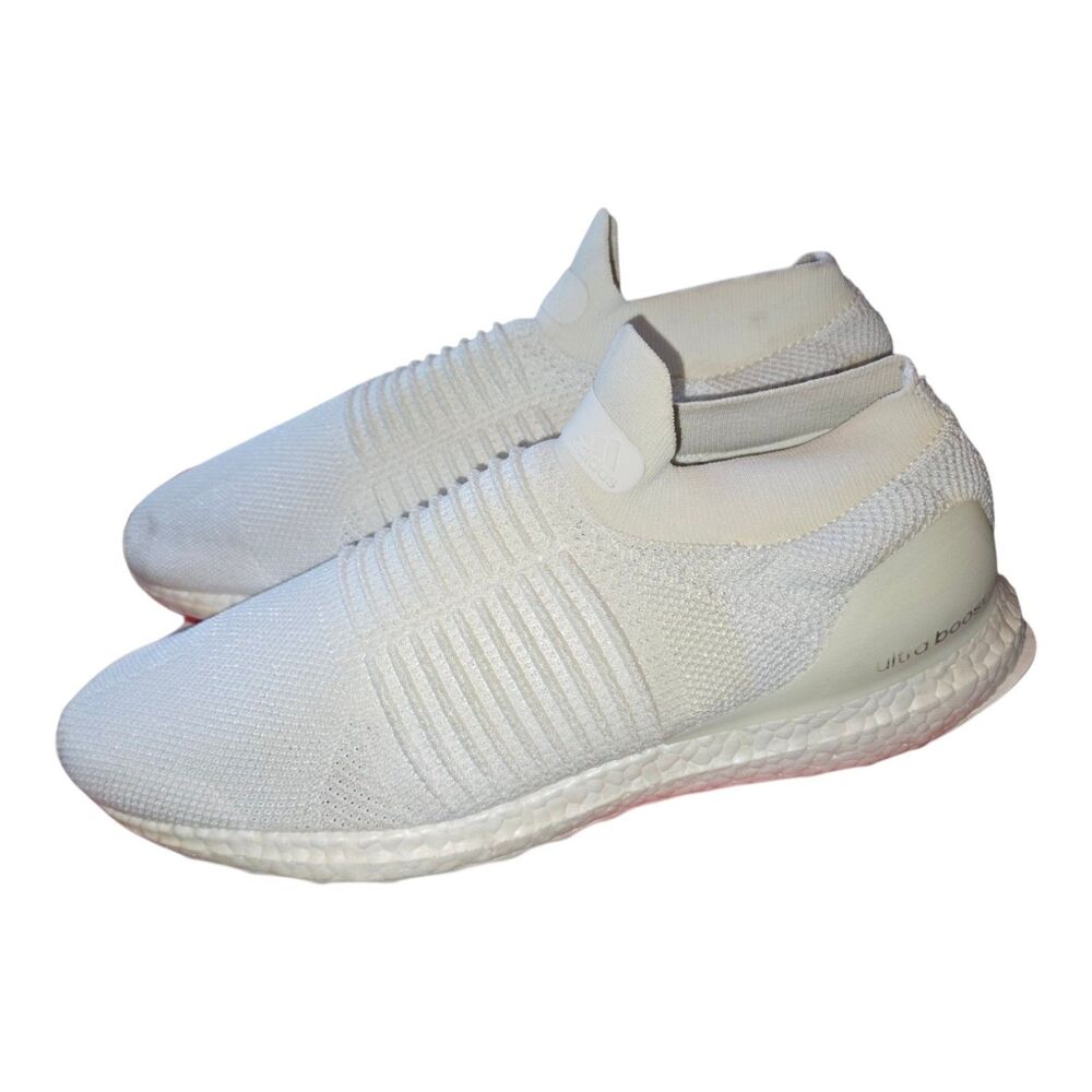 Size 10.5 - adidas UltraBoost Laceless Undyed